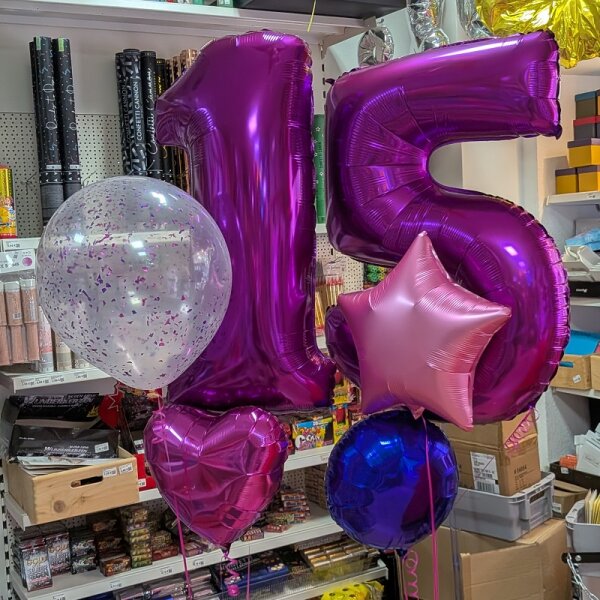 Zahlen / Nummernballons