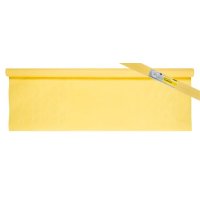 Damast Tischtuchpapier gelb - 10m x 1m