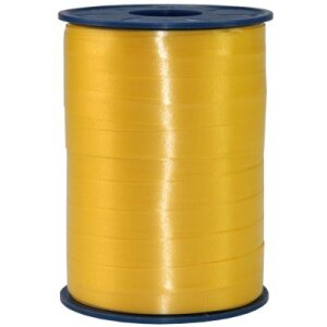Kr&auml;uselband - Pr&auml;sentband Gelb - 10mmx250m