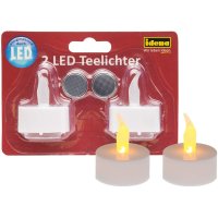 LED Teelichter inc. Batterie (CR2032) (2er-Set)