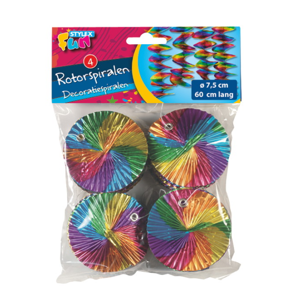 Hängedekor - Rotor-Spiralen regenbogen (4)