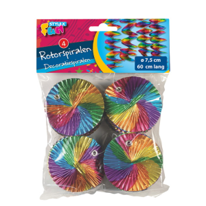 H&auml;ngedekor - Rotor-Spiralen regenbogen (4)