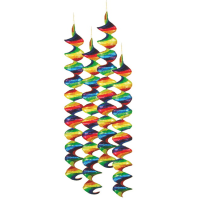 Hängedekor - Rotor-Spiralen regenbogen (4)