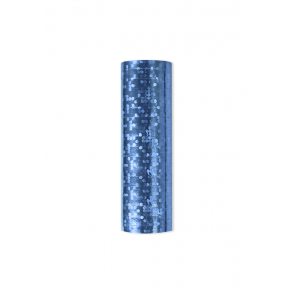 Luftschlangen - metallic-hellblau
