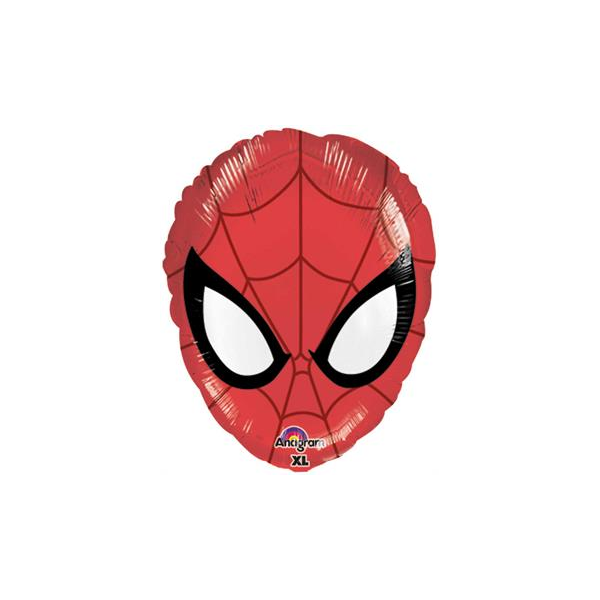 Folienballon - Figur Spiderman Kopf - S - 43 cm / 0,02...