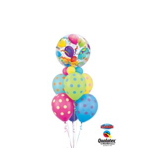 Ballon Single Bubble Geburtstag Überraschung
