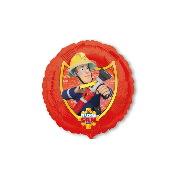 Folienballon - Motiv Feuerwehrmann Sam - S - 45 cm / 0,02...