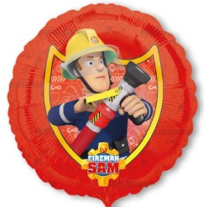 Ballon Fireman Sam - S/Folie - 45cm/0,2m³