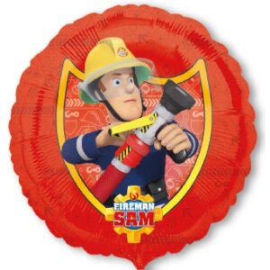 Folienballon - Motiv Feuerwehrmann Sam - S - 45 cm / 0,02...