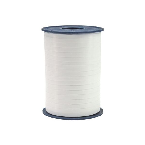 Kr&auml;uselband - Pr&auml;sentband - Wei&szlig;, 5mm x 500m
