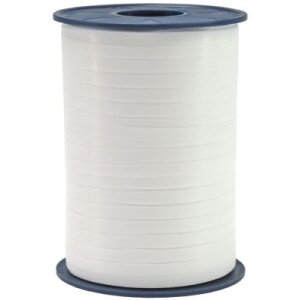 Kräuselband - Präsentband - Weiß, 5mm x 500m
