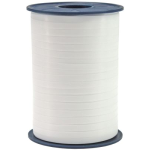 Kräuselband - Präsentband - Weiß, 5mm x 500m