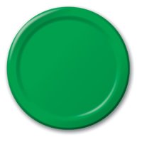 Pappteller &quot;emerald green&quot; 22cm (8)