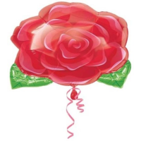 Folienballon - Figur Rose - L - 43 cm / 0,03 m³