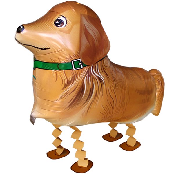 Folienballon - Airwalker Hund Golden Retriever - XL -...