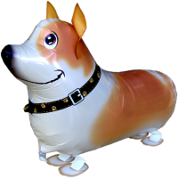 Folienballon - Airwalker Hund Corgi (Jack Russel) - S - 50 cm / 0,03 m³