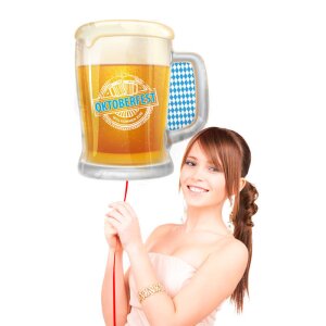 Folienballon - Figur Bierkrug Oktoberfest - XXL - 63 cm /...