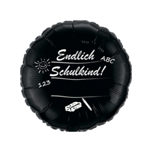 Folienballon - Motiv Endlich Schuldkind - S - 45 cm /...