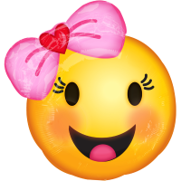 Ballon Emoji Mädchen