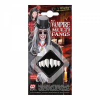 Vampirzähne weiß 3er