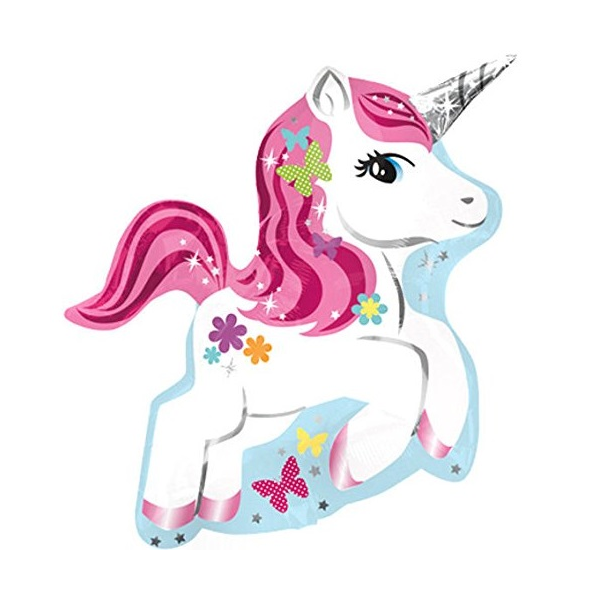 Folienballon - Figur Einhorn - S - 53 cm / 0,04 m³