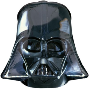 Folienballon - Figur Maske Darth Vader - XL - 48 cm /...