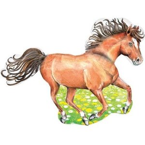 Folienballon - Figur Pferd - XXL - 79 cm / 0,07 m³