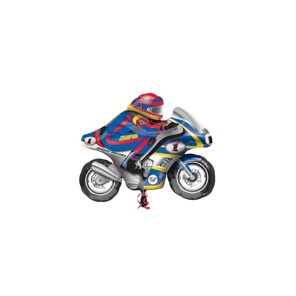 Folienballon - Figur Motorrad 3 - XL - 60 cm / 05 m³