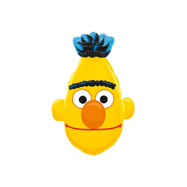 Folienballon - Figur Bert Kopf - XL - 66 cm / 0,05 m³