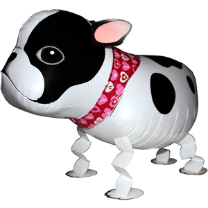 Folienballon - Airwalker Hund Bulldogge - S - 50 cm /...