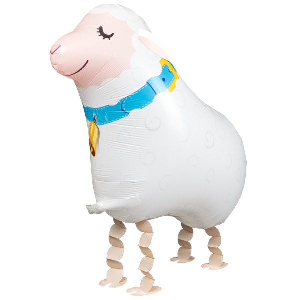Folienballon - Airwalker Schaf - L - 60 cm / 0,05 m³