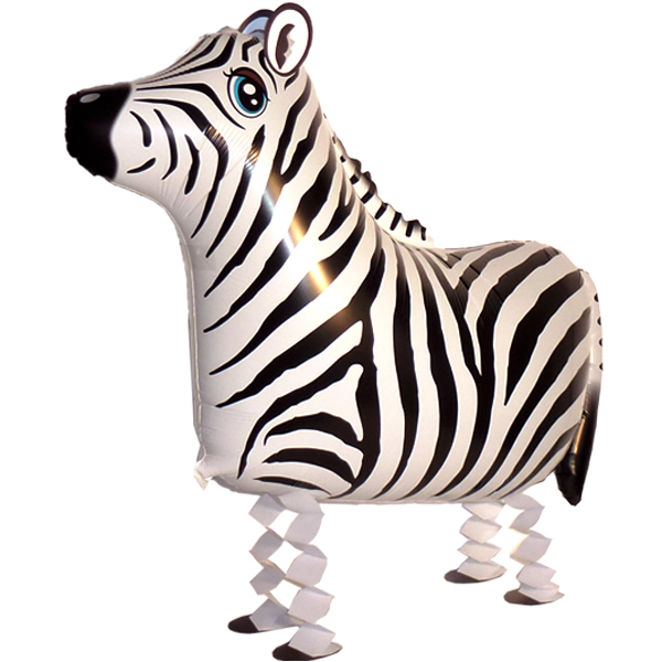 Folienballon - Airwalker Zebra - XL - 70 cm / 0,06 m³