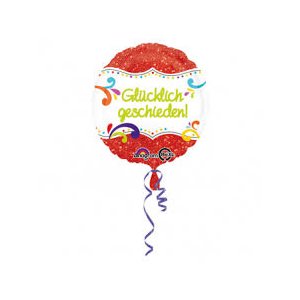 Folienballon - Motiv Glücklich geschieden - S -...