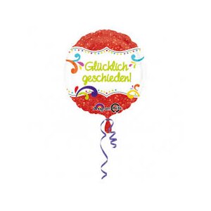 Folienballon - Motiv Gl&uuml;cklich geschieden - S - 45...