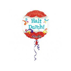 Folienballon - Motiv Halt Durch - S - 45cm/0,02m³