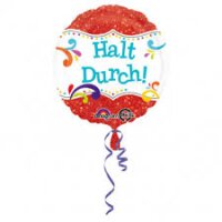 Folienballon - Motiv Halt Durch - S - 45 cm / 0,02 m&sup3;