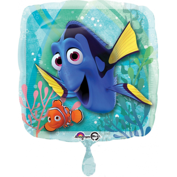Folienballon - Motiv Dory - S - 45 cm / 0,02 m&sup3;