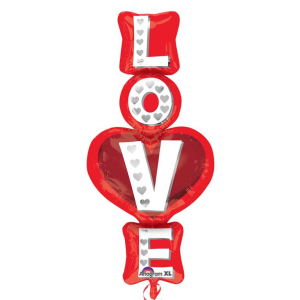 Folienballon - Figur LOVE - XXL - 99 cm / 0,07 m³