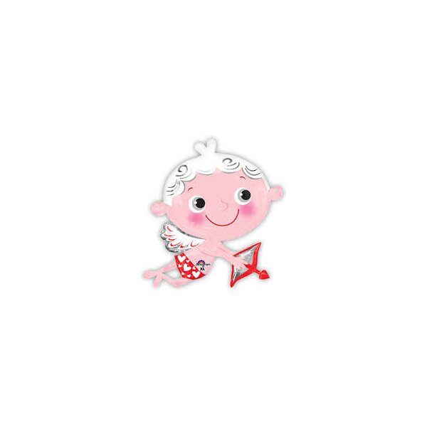 Folienballon - Figur Engel mit Liebespfeil - XXL - 76 cm / 0,07 m³
