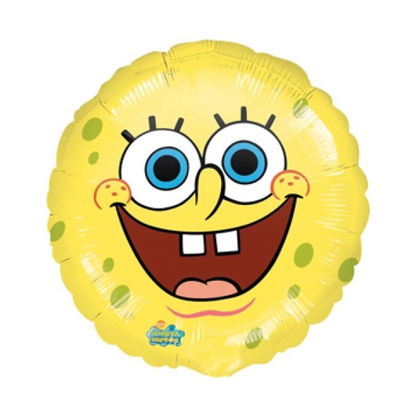 Folienballon - Motiv Spongebob Smileykopf - S -...