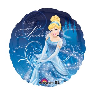 Folienballon - Motiv Prinzessin Cinderella - S -...