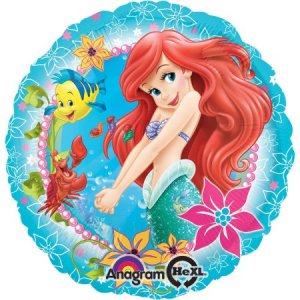 Folienballon - Motiv Ariel die Meerjungfrau - S -...