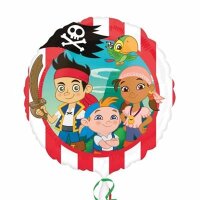Folienballon - Motiv Jack und die Nimmerland Piraten - S - 45 cm / 0,02 m³