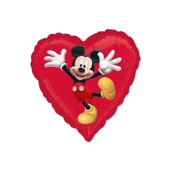 Folienballon - Motiv Tanzende Mickey Maus - S - 45 cm / 0,03 m³