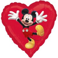 Folienballon - Motiv Tanzende Mickey Maus - S - 45 cm / 0,03 m³