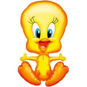 Folienballon - Figur Tweety - XXL - 41 x 69 cm / 0,05...