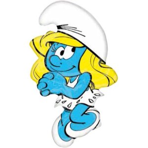 Folienballon - Figur Schlumpfine - XXL - 45 x 71 cm /...