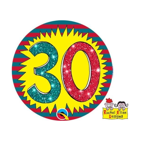 Ansteckbutton Zahl 30