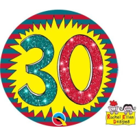 Ansteckbutton Zahl 30