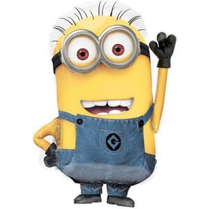 Folienballon - Figur Minion - XL - 40 x 63 cm / 0,05 m³